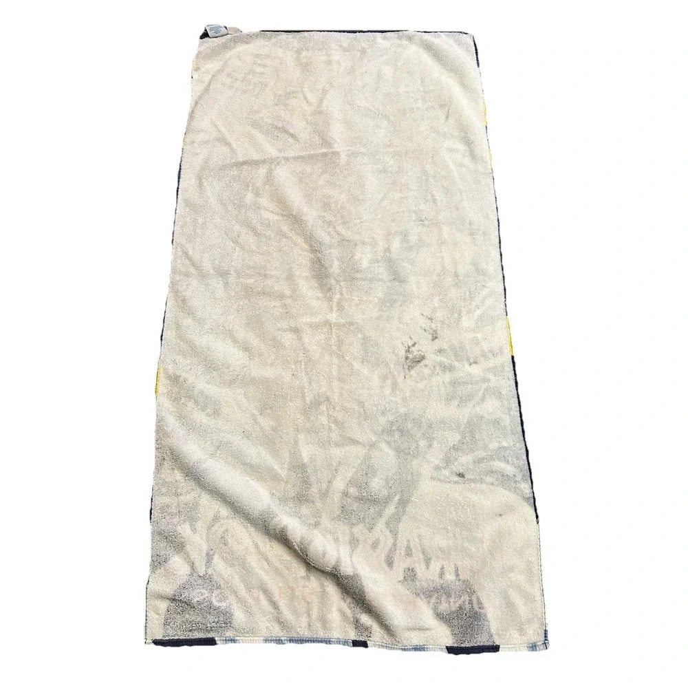 Vintage Jurassic Park Beach Towel Universal Studios Raptor T-Rex 54X27 I Survive